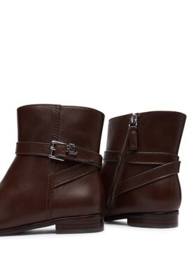 LAUREN RALPH LAUREN Botki Brooke II 802974382002 Brązowy