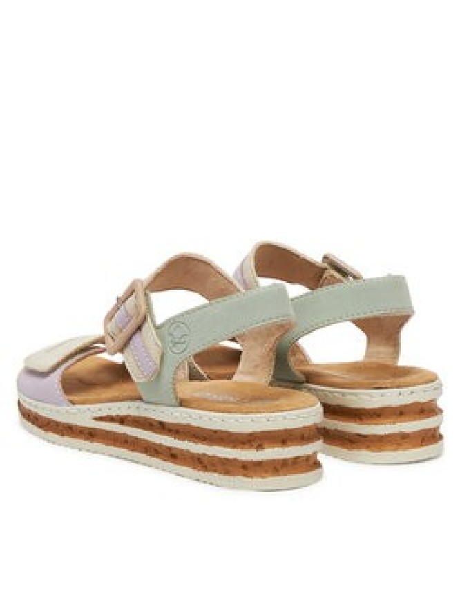 Rieker Sandały 62900-90 Beżowy