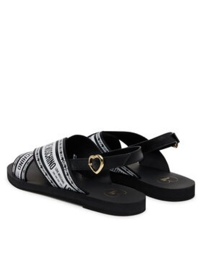LOVE MOSCHINO Sandały San Lod Micro20 JA16142G0MIX200A Czarny