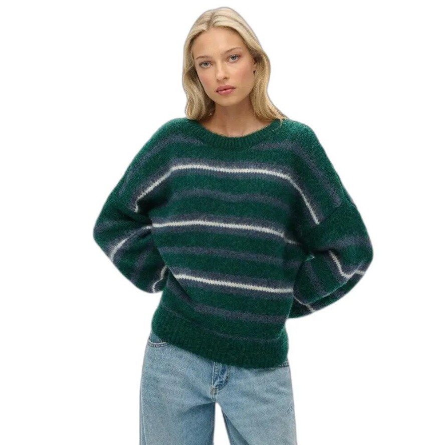 Sweter w paski z miękkiej dzianiny dla kobiet Superdry