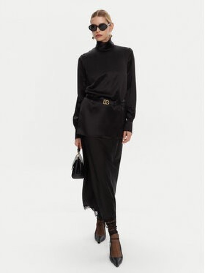 Dolce&Gabbana Bluzka F7AI0T FU1AU N0000 Czarny Regular Fit