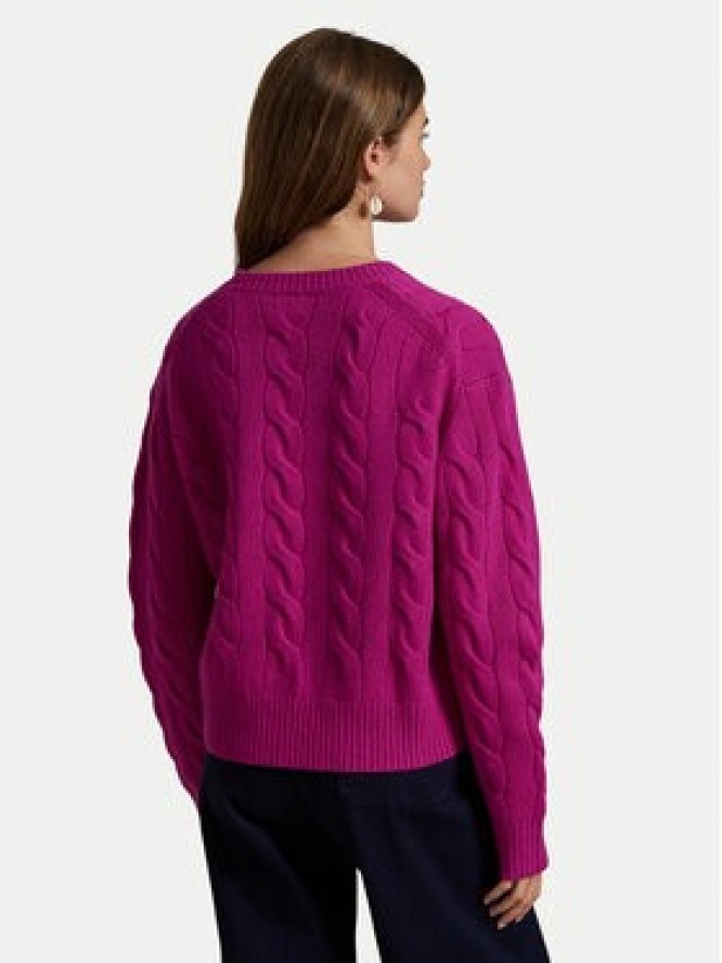 Polo Ralph Lauren Sweter 211A91216001 Różowy Straight Fit