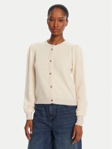 TWINSET Kardigan 252TP3583 Beżowy Regular Fit