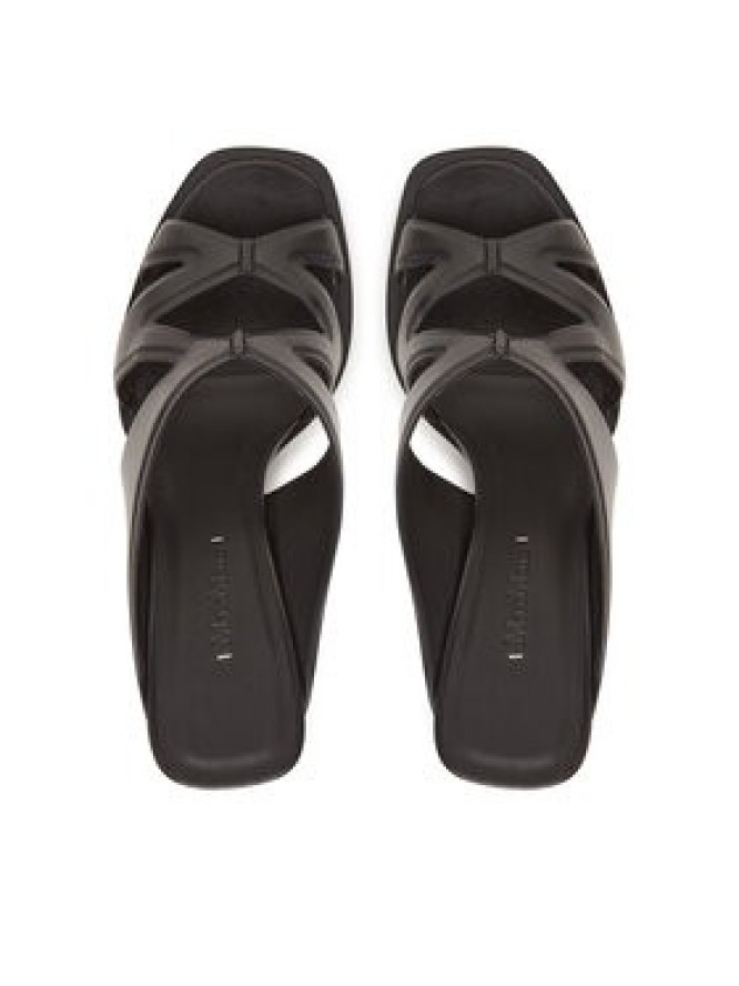 Max Mara Klapki Doublewedge 2514521112600 Czarny