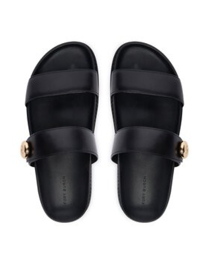 Tory Burch Klapki Romy Sport 183278 Czarny