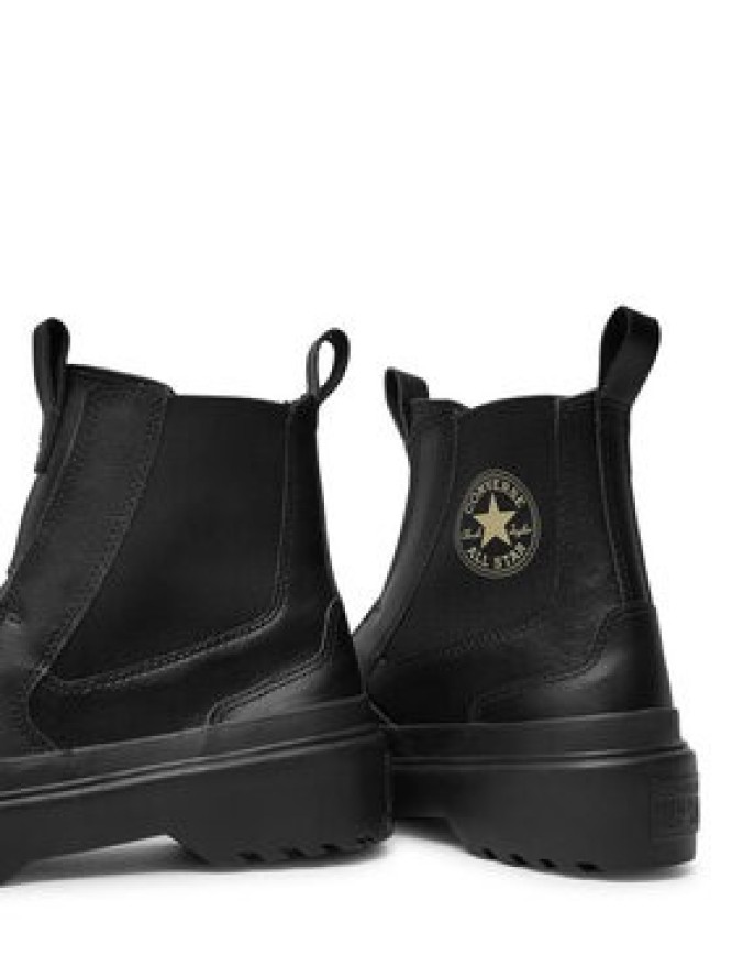Converse Sztyblety Chuck Taylor All Star Lugged Leather Chelsea Boot A08453C Czarny