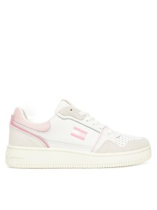 Tommy Jeans Sneakersy Tjw Retro Basket Sneaker EN0EN02818 Écru