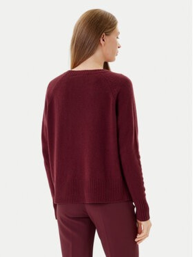 Marella Sweter Celia 2523366215 Bordowy Regular Fit