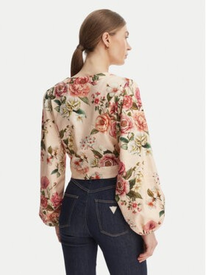 Guess Bluzka W6GHA4 W2565 Pomarańczowy Regular Fit