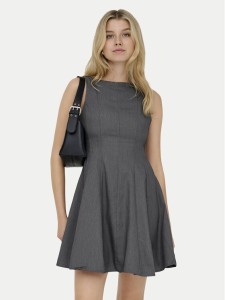 ONLY Sukienka codzienna Lunita 15370914 Szary ciemny Regular Fit