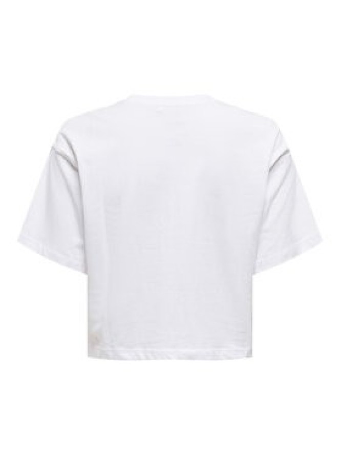 ONLY T-Shirt Mickey Minnie 15348126 Biały Regular Fit