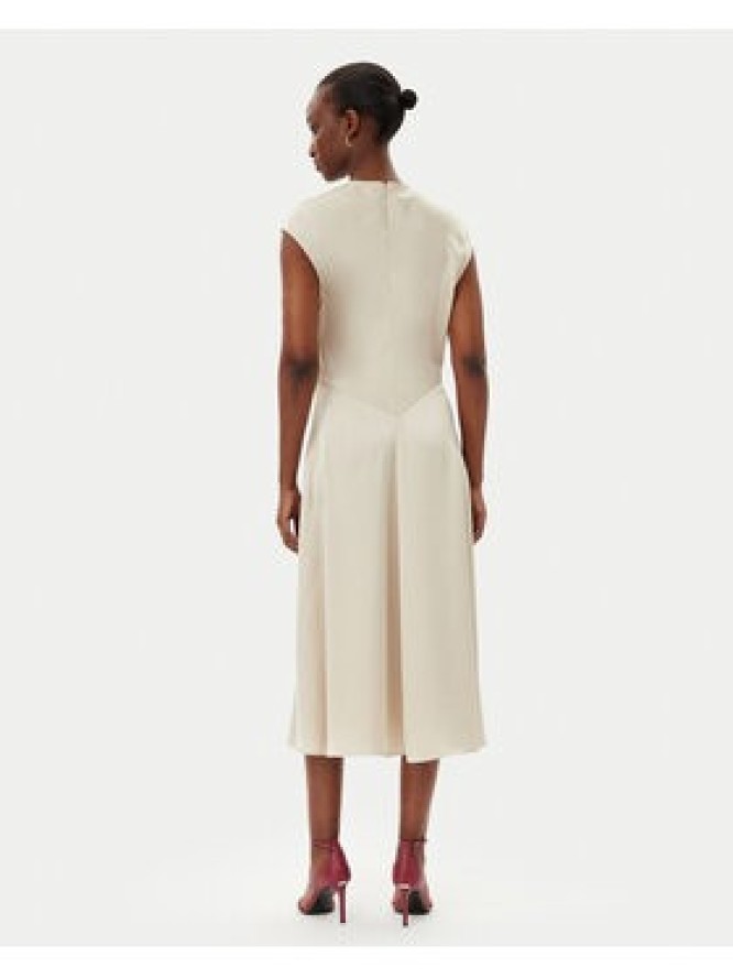 MAX&Co. Sukienka koktajlowa Legume 2516221024200 Écru Regular Fit