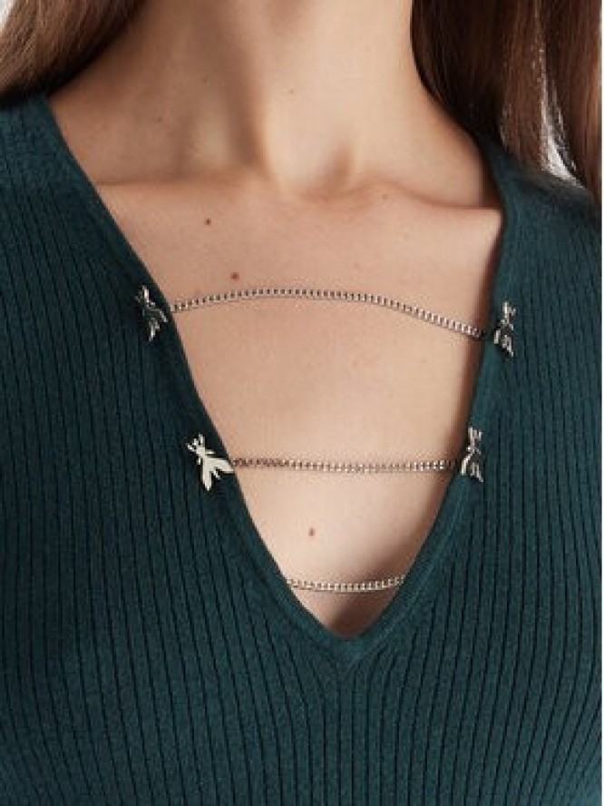 Patrizia Pepe Sweter 2K0331/K7S0-G619 Zielony Regular Fit