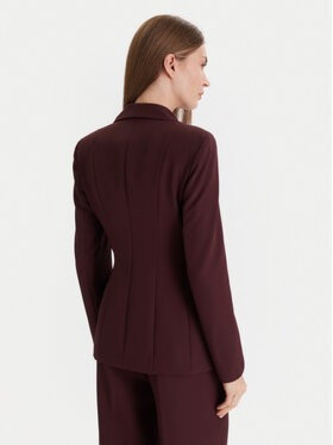 Maryley Marynarka 25IB139/43BU Bordowy Regular Fit