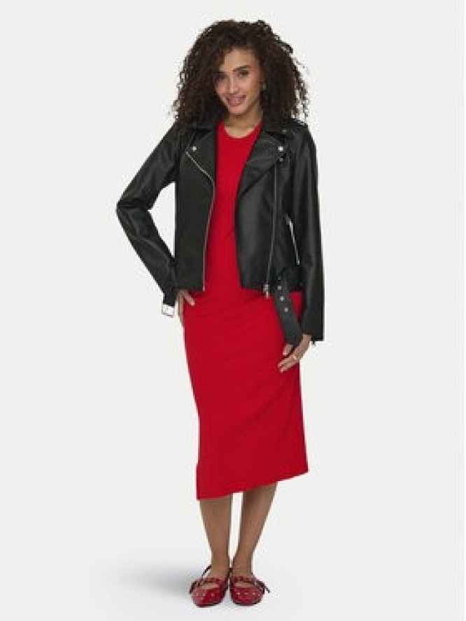 ONLY Kurtka z imitacji skóry Mille 15357332 Czarny Slim Fit