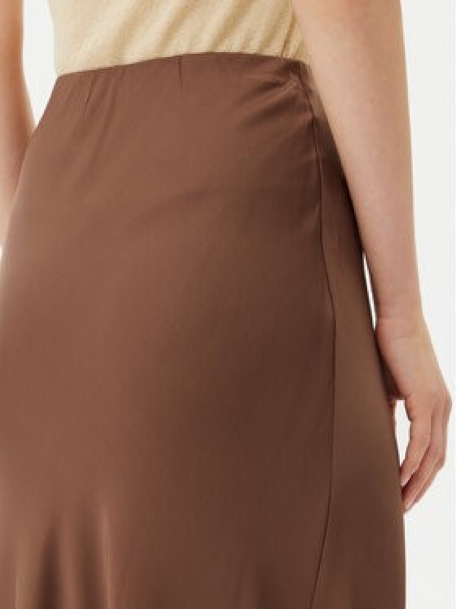 ViCOLO Spódnica maxi TD0472 Brązowy Slim Fit