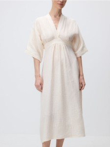 Sukienka typu kimono - złamana biel