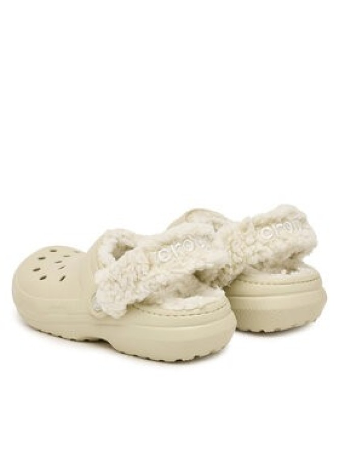Crocs Klapki Classic Fleece Lined Clog Quartz 211396 Beżowy