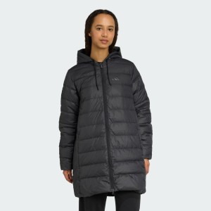 Parka z kapturem Essentials CLIMAWARM 3-Stripes Light Down