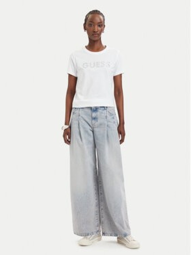 Guess T-Shirt W6GI15 K3035 Biały Regular Fit