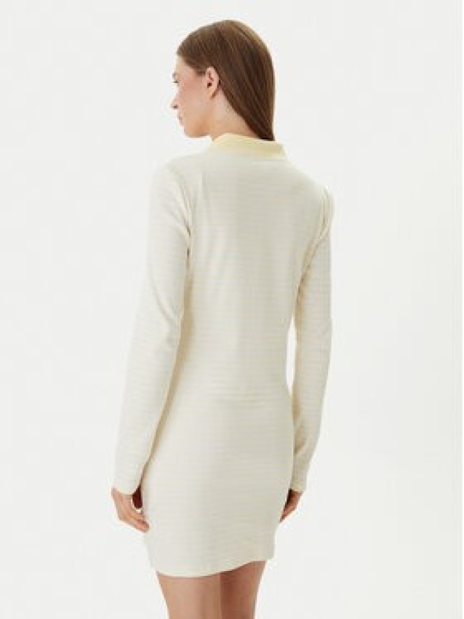 Calvin Klein Jeans Sukienka codzienna Monologo LV047F839G Żółty Regular Fit