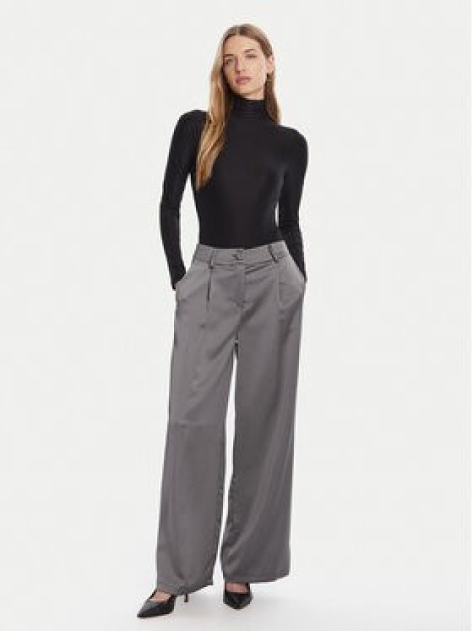 Rinascimento Spodnie palazzo CFC0124993003 Szary Wide Leg