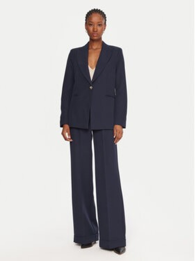 Maryley Marynarka 25IB187/M06/43BL Granatowy Regular Fit