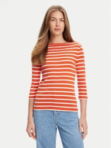 Tommy Hilfiger Bluzka New Cody WW0WW40589 Pomarańczowy Slim Fit