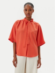 Marc O'Polo Bluzka 503 0840 41013 Czerwony Relaxed Fit