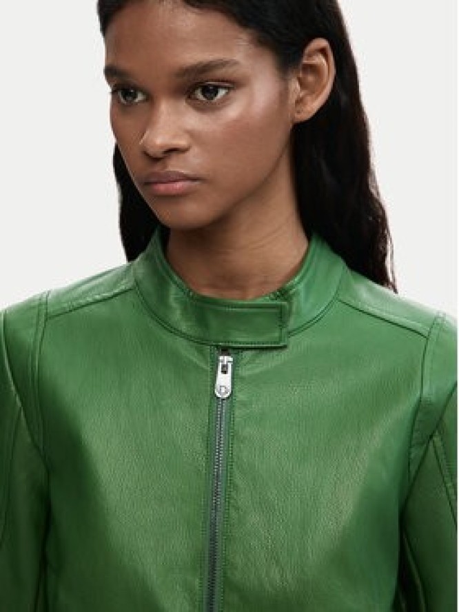 Desigual Kurtka z imitacji skóry Ariel 26SWEW09 Zielony Regular Fit