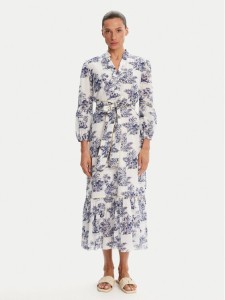 Iconique Sukienka letnia IC25-078 Biały Relaxed Fit