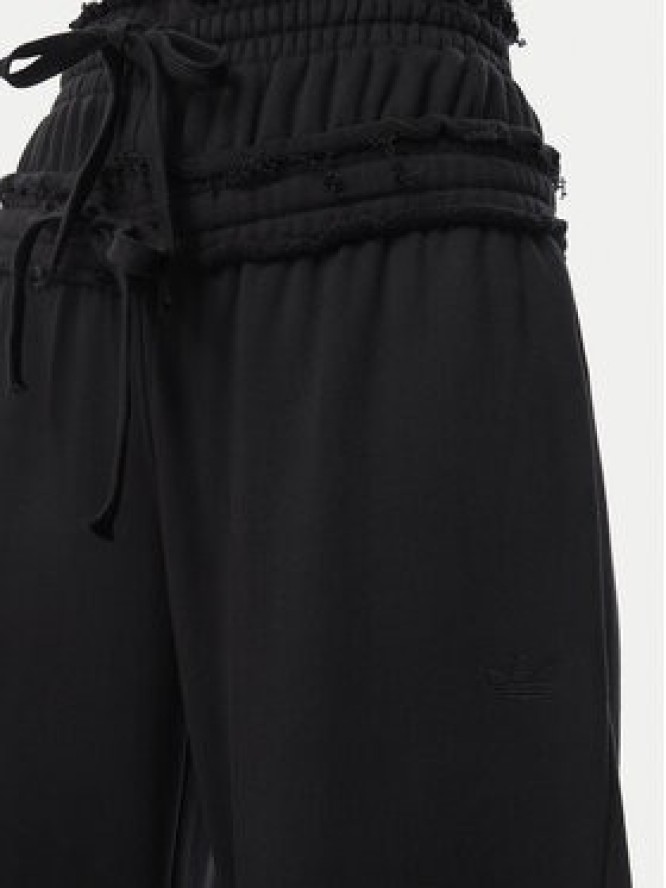 adidas Spodnie dresowe Sst Double Waisted KS9235 Czarny Relaxed Fit