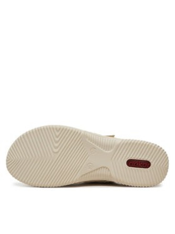 Rieker Sandały V7473-61 Écru