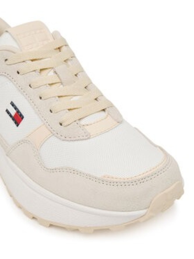 Tommy Jeans Sneakersy Modern Runner Mix EN0EN03100 Biały