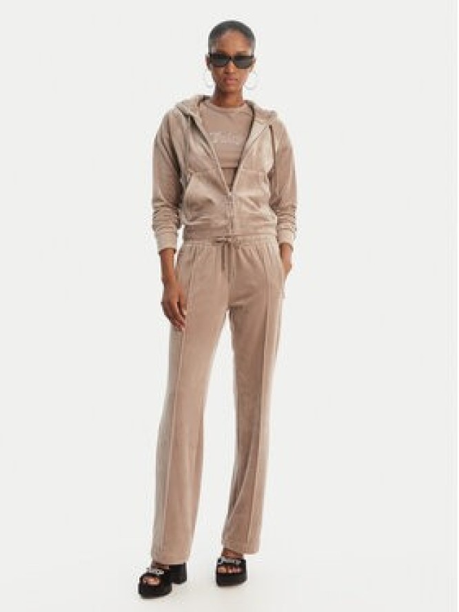 Juicy Couture Spodnie dresowe Tina JCWBJ126327 Beżowy Straight Leg
