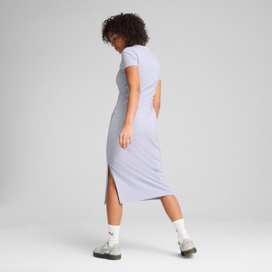 Sukienka damskie Puma Wardrobe Ess Midi Cut out Dress
