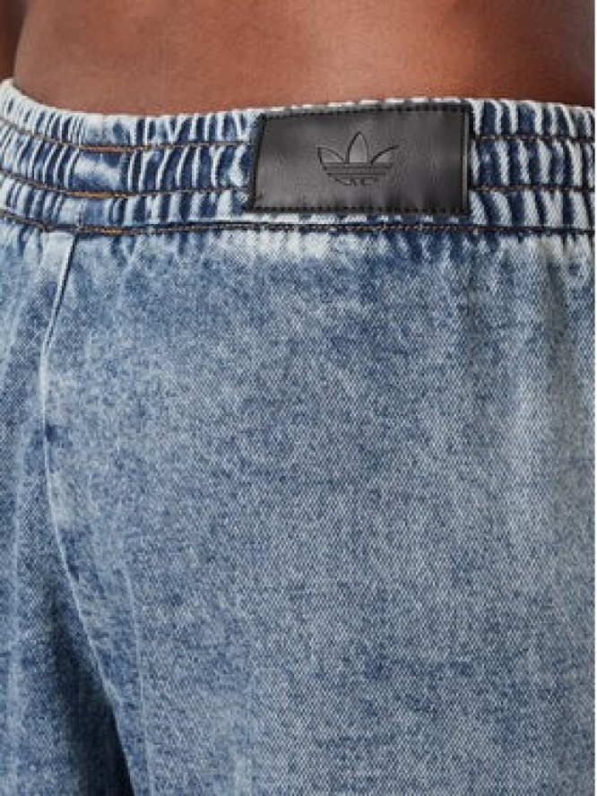 adidas Jeansy KQ6479 Niebieski Oversize