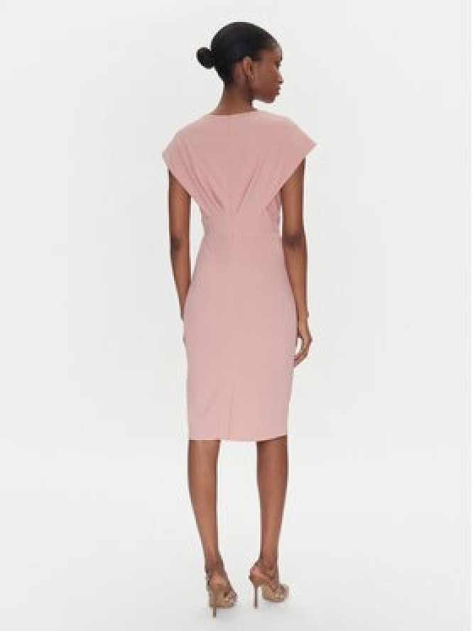 Rinascimento Sukienka koktajlowa CFC0122760003 Różowy Regular Fit