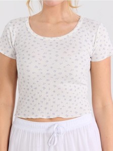 Koszulka ze wzorem all over - wielobarwny