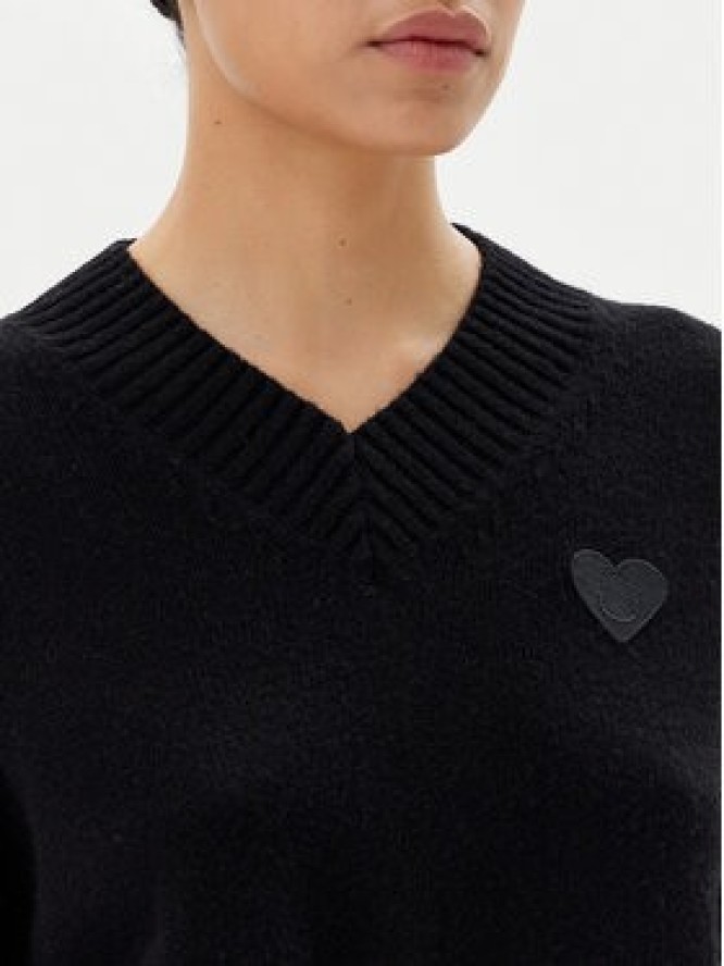 HUGO Sweter Scutie 50543059 Czarny Relaxed Fit