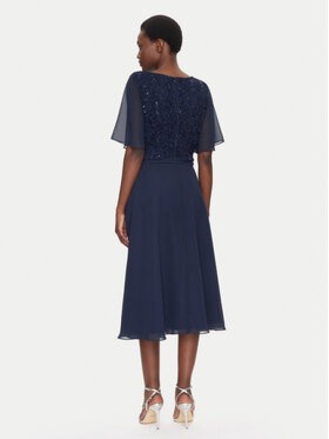 Swing Sukienka koktajlowa 5AI02500 Granatowy Regular Fit