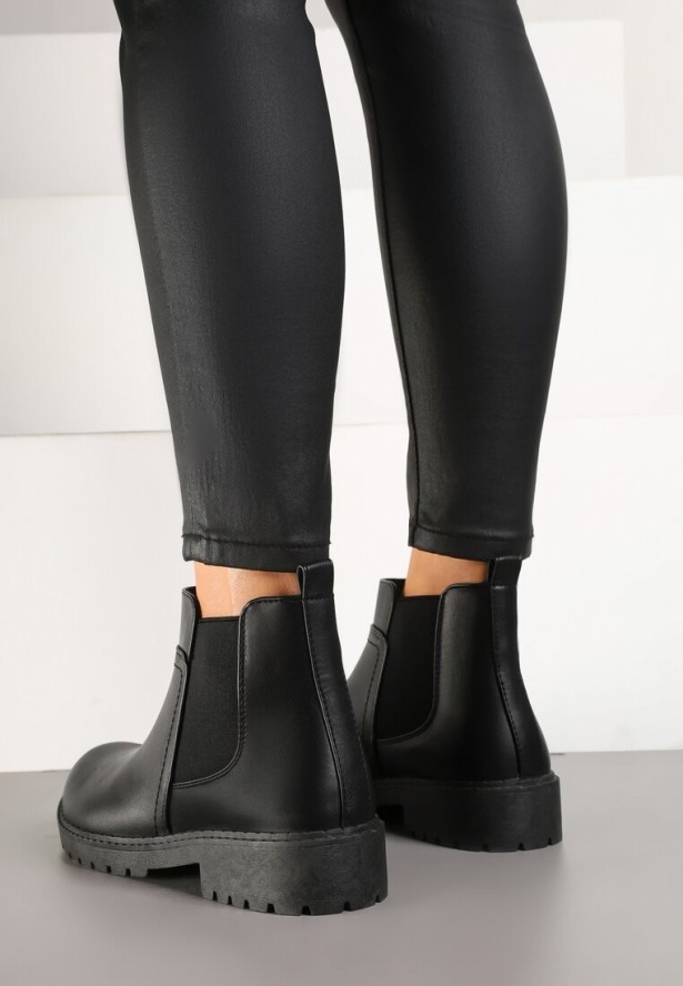 Czarne Botki Buckner