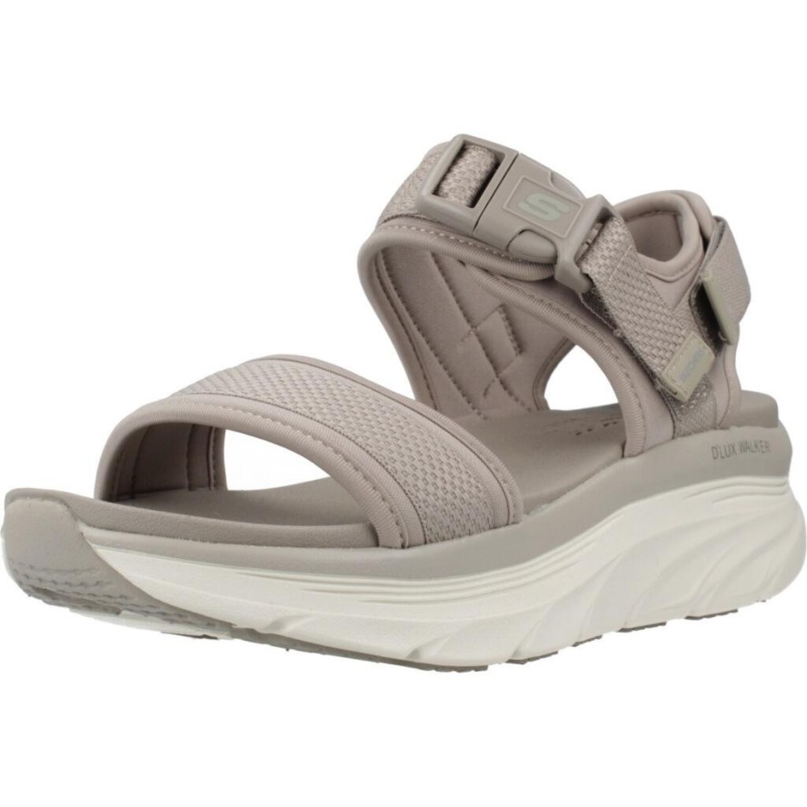 Sandały SKECHERS DLUX WALKER Brązowy