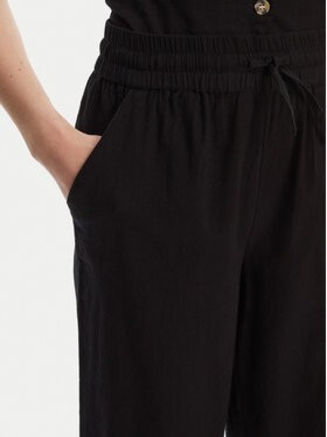 Vero Moda Spodnie materiałowe Caia 10333796 Czarny Wide Leg