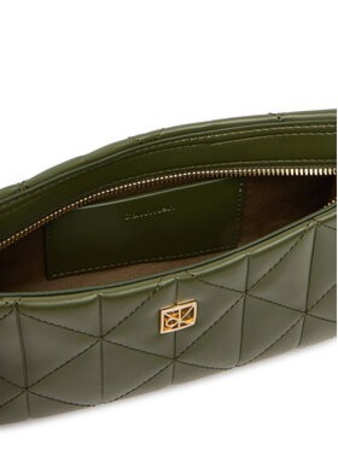Calvin Klein Torebka Quilted Small Shoulder Bag LV04F3327G Zielony