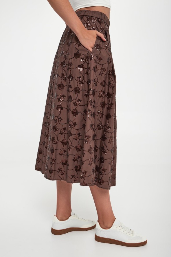 Spódnica midi z cekinami Tempra WEEKEND MAX MARA