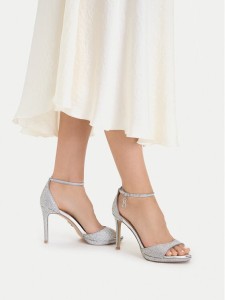 Steve Madden Sandały Evers-R SM11003541 Srebrny