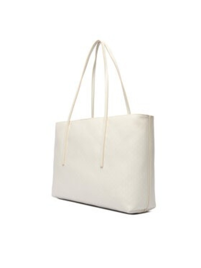 Calvin Klein Torebka Emblem Aop Tote W/ Pouch LV04F3266G Écru