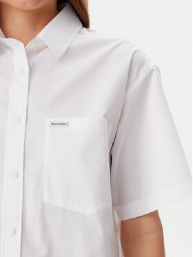 Guess Koszula W5GH98 WH7P1 Biały Regular Fit