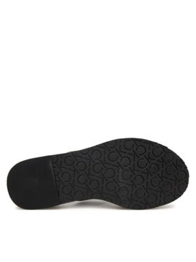 Calvin Klein Espadryle Flatform Wedge Slide - He HW0HW02374 Czarny